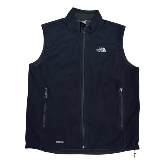 THE NORTH FACE Windwall Fleece Black Outdoor Fall Spring Vest Mens XL - Picture 1 of 6